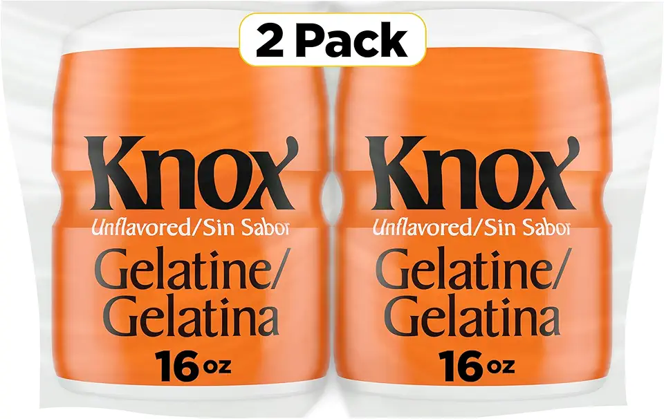 Knox Unflavored Gelatin Duel Pack (2 ct Pack, 16 oz Canisters)