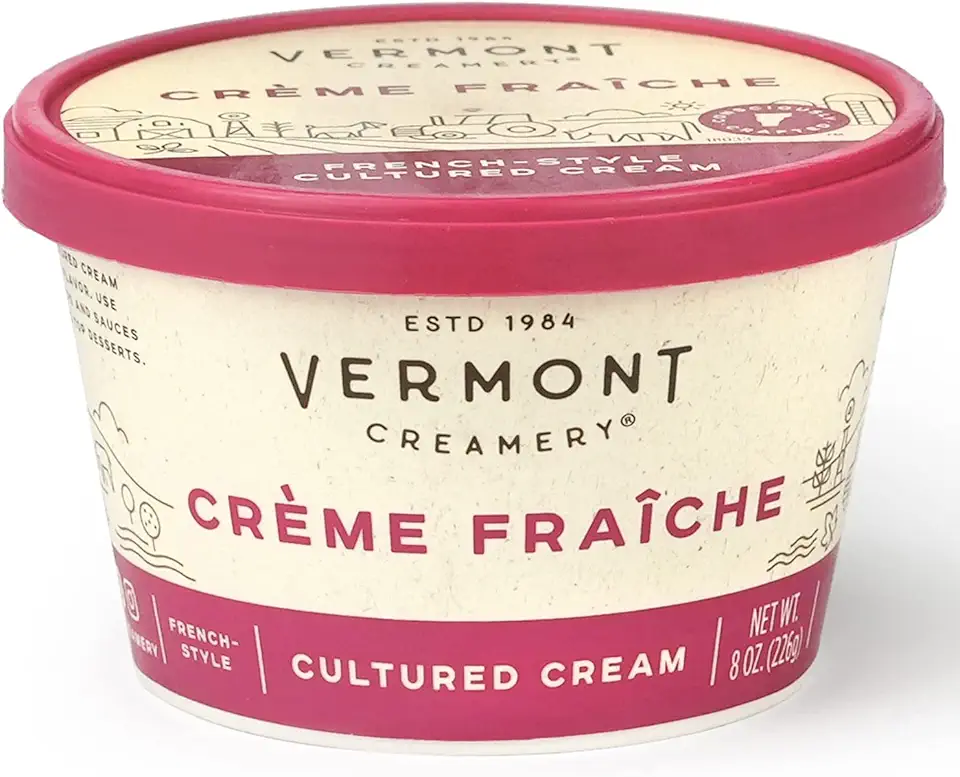 Creme Fraiche Cream Fresh - 2 pcs. x 8 oz - French-Style Cultured Cream