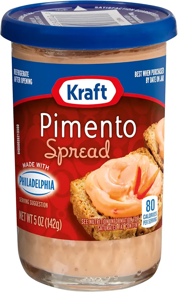 Kraft Cheese Spread, Pimento, 5 Ounce