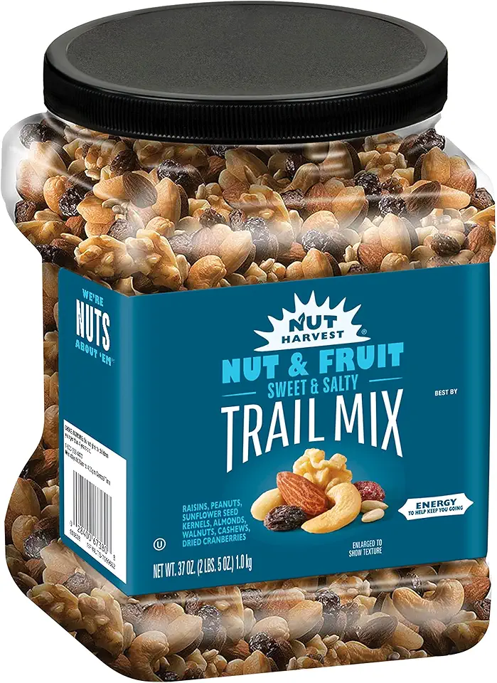 Nut Harvest, Nut &amp; Fruit Mix, 37 Ounce Jar