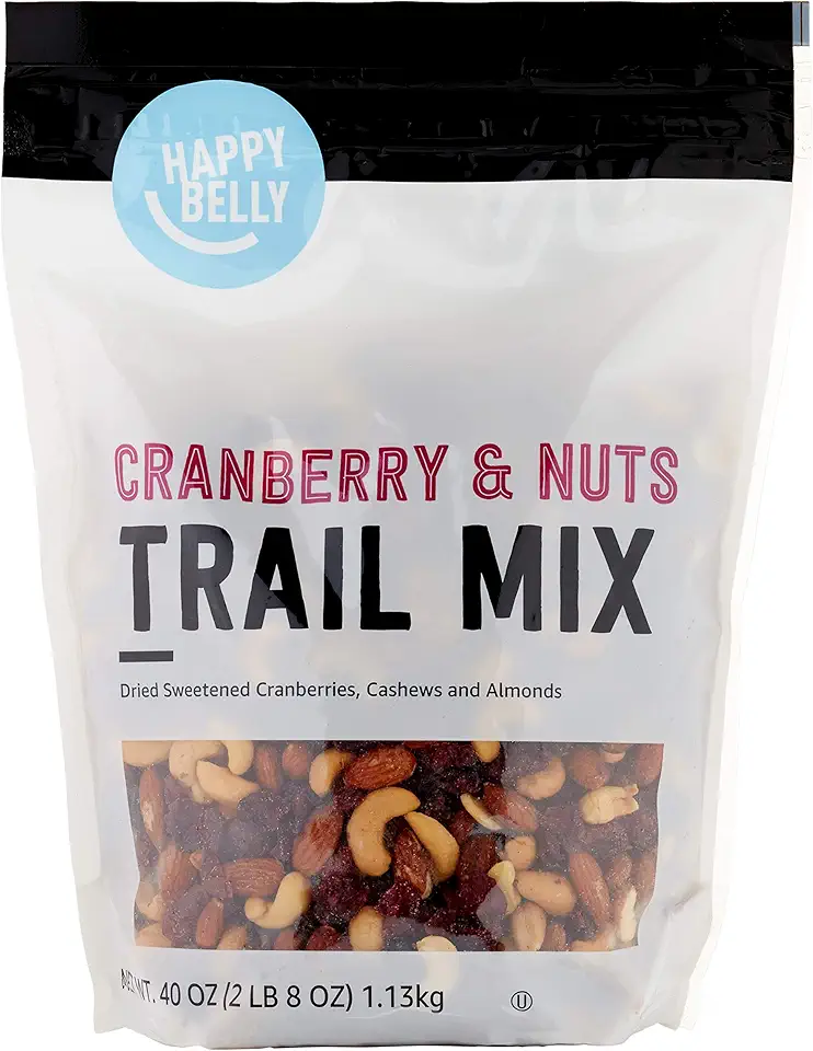 Amazon Brand - Happy Belly Cranberry &amp; Nuts Trail Mix, 2.5 pound (Pack of 1)