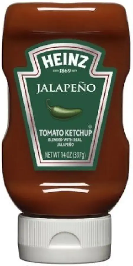 Heinz Tomato Ketchup, Jalapeno, 14 oz (8 Pack)