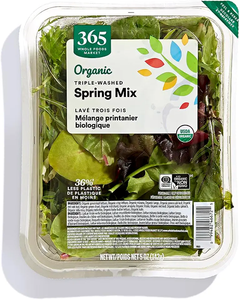 365 by Whole Foods Market, Organic Spring Mix, 5 Ounce