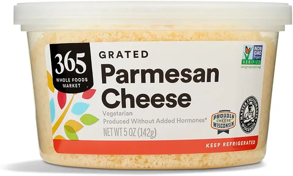 365 by Whole Foods Market, Parmesan Grated, 5 Ounce