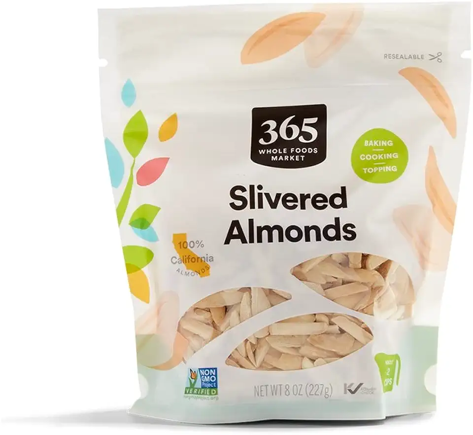 365 by Whole Foods Market, Blanched And Slivered Almonds, 8 Ounce