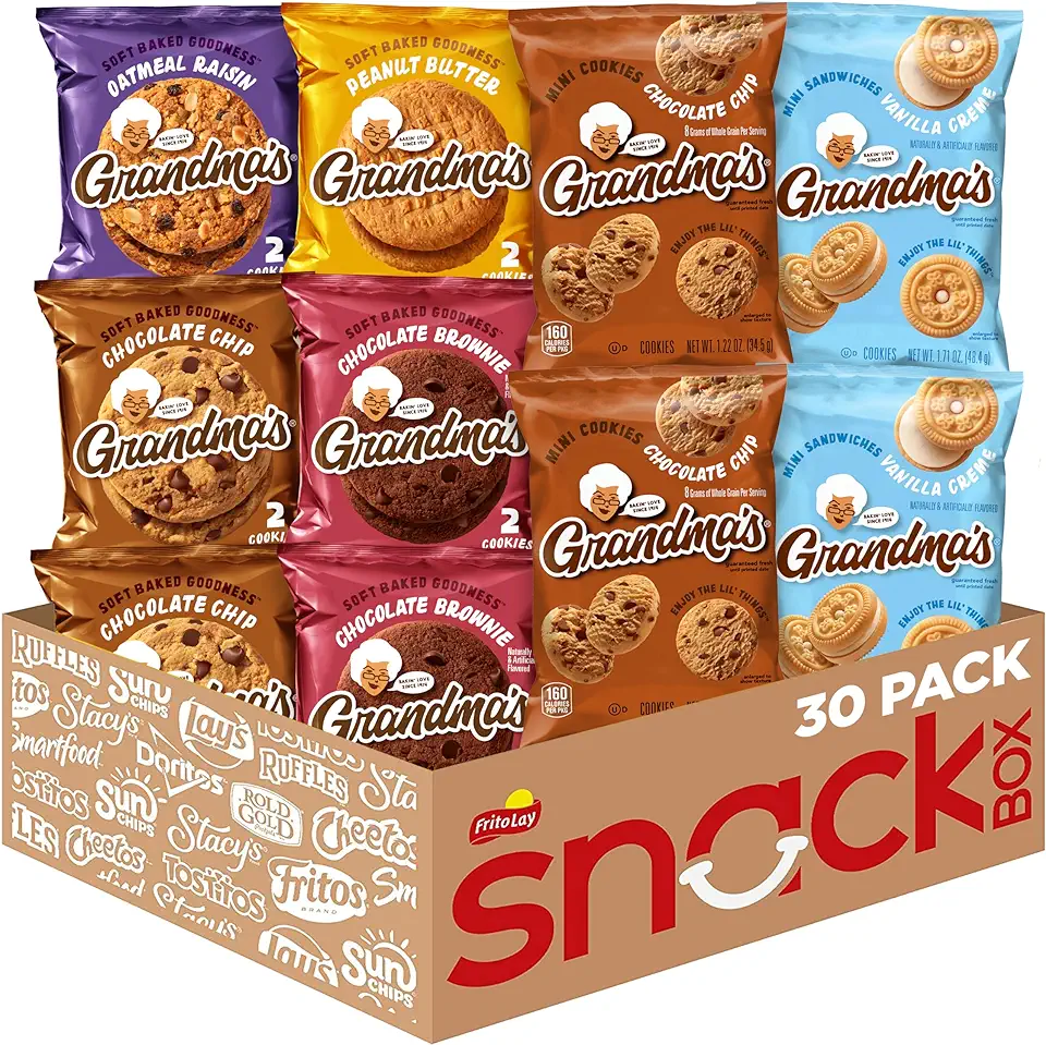 Grandma&#x27;s Cookies, Variety Pack, (Pack of 30)