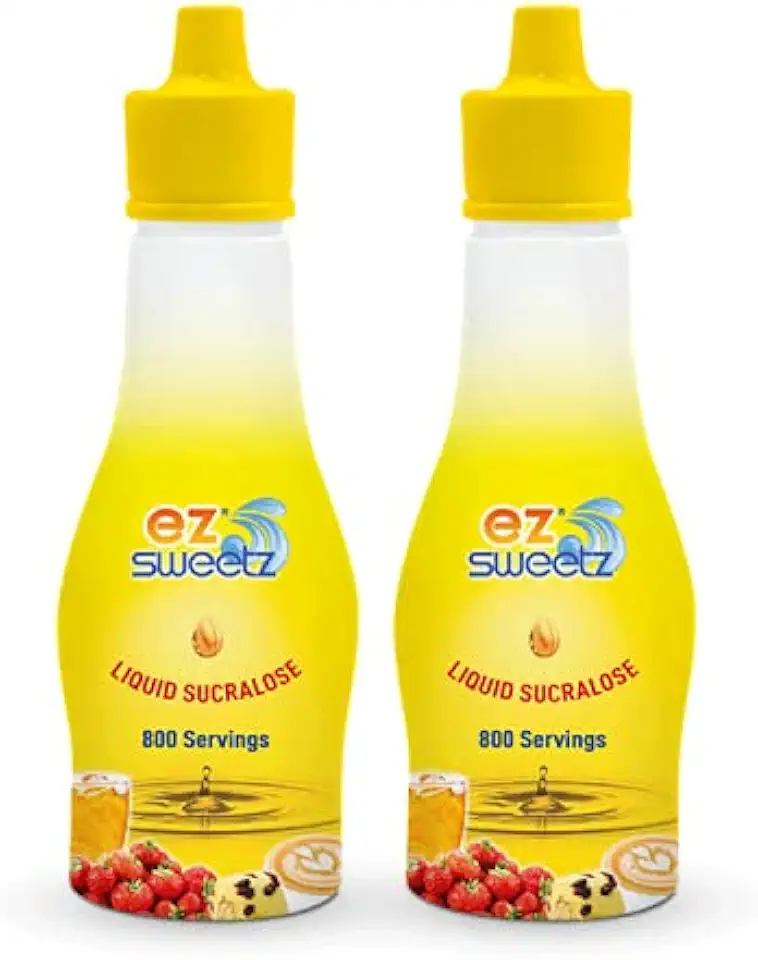 EZ-Sweetz (2.0oz - Liquid Sweetener 800 Servings/Bottle) (Original, 2 Pack)