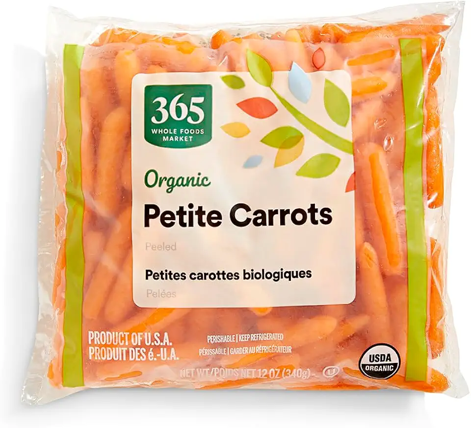 365 by Whole Foods Market, Carrot Petite Peeled Organic, 12 Ounce