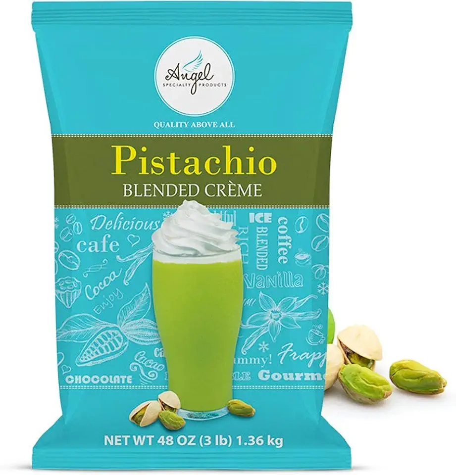 Pistachio Blended Crème Mix by Angel Specialty Products [3 LB]