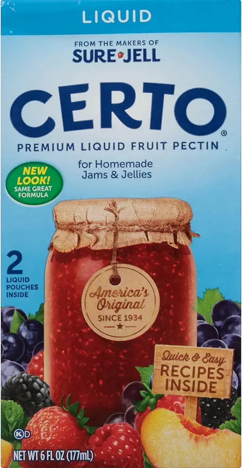 Certo Premium Liquid Fruit Pectin, 6 Ounce Box (Pack of 6)