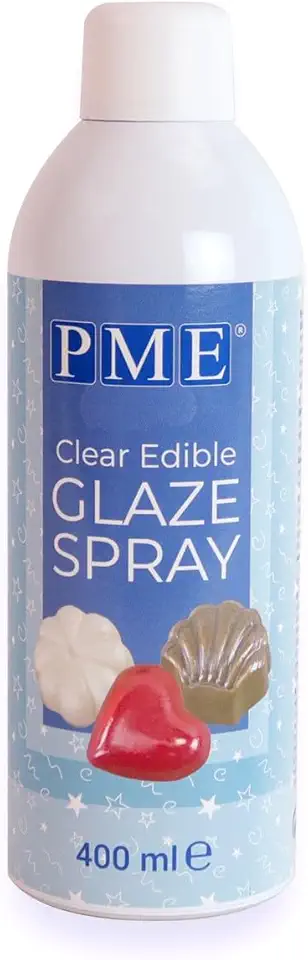 PME Clear Edible Glaze Spray - Tall Can Transparent 13.53 Fl Oz (Pack of 1)