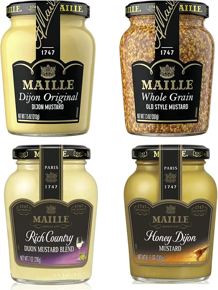 Maille Mustard Variety Pack 7 Oz, 4 Count