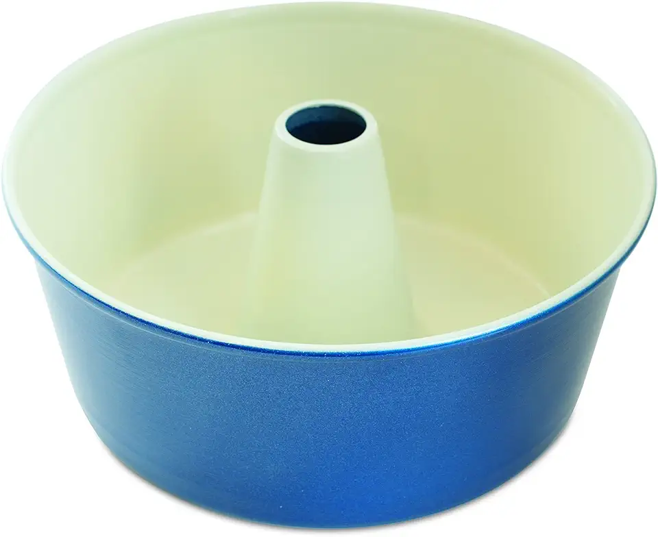 Nordic Ware Angel Food Cake Pan, 16-Cup, Navy