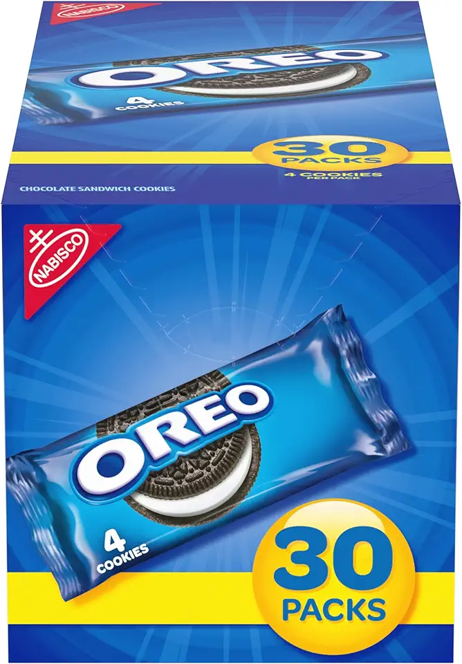 Oreo Chocolate Sandwich Cookies, 30 - 1.59 oz Snack Packs