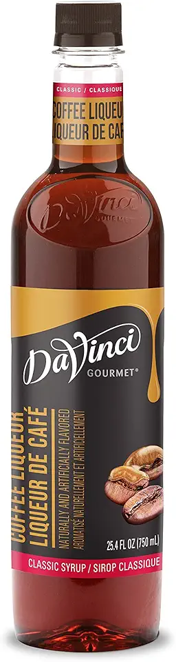 DaVinci Gourmet Classic Coffee Liqueur Syrup, 25.4 Fluid Ounce (Pack of 4)