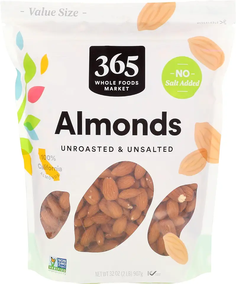 365 by Whole Foods Market, Raw California Almonds, 32 Ounce