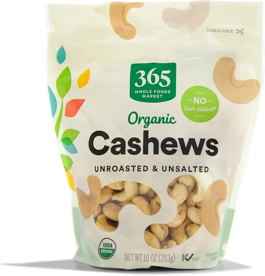 365 by Whole Foods Market, Cashews Organic, 10 OZ