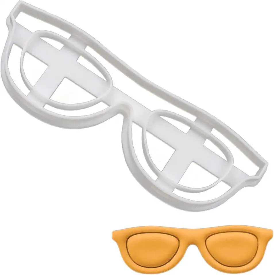 Spectacles cookie cutter, 1 piece - Bakerlogy