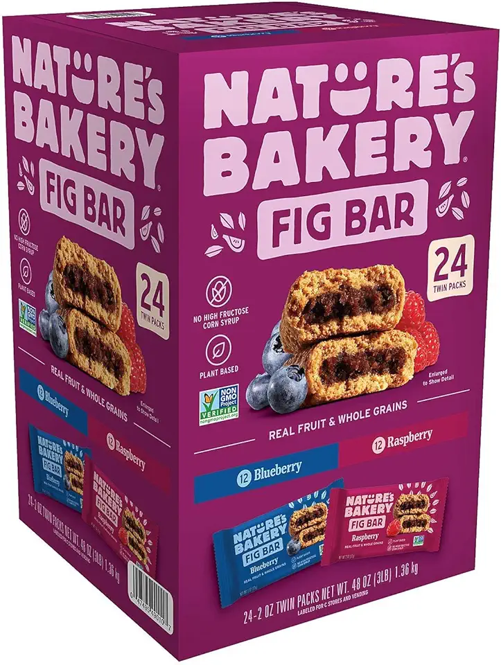 Nature&#x27;s Bakery Stone Ground Whole Wheat Fig bar 24 Twin Pack 24 - 2oz