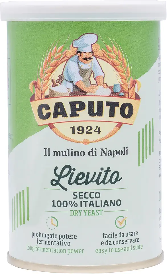 Antimo Caputo Lievito Active Dry Yeast 3.5 Ounce Can - Made in Italy - Perfect with 00 Flour