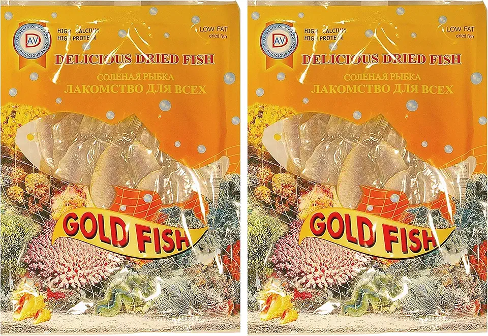 Dried Fish Fillet on Skin Gold Fish lightly Salted Vacum Packed in Plastic Bag 100g pack of 2