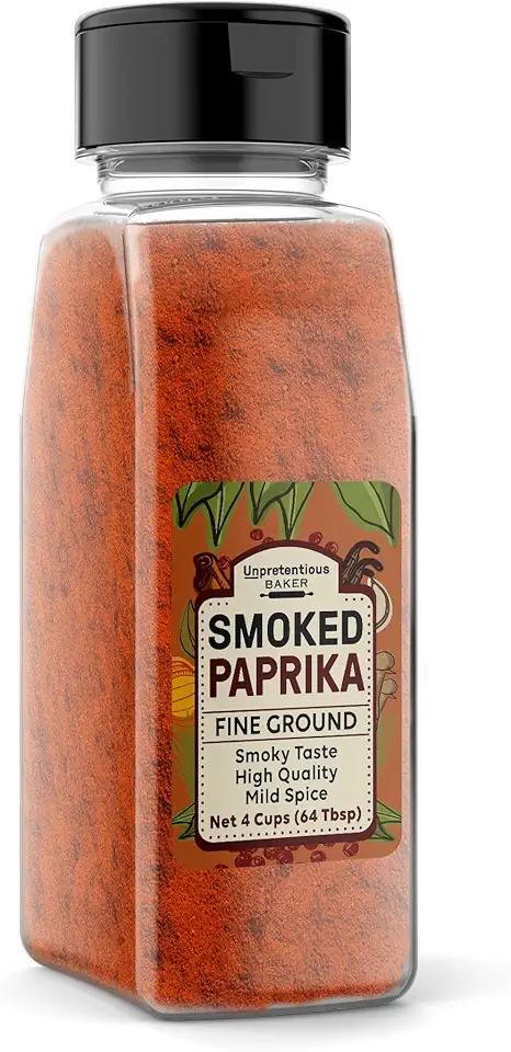 Unpretentious Smoked Paprika, 1 lb, Ground Spice Made from Dried Red Chile Peppers, Strong &amp; Smoked Flavor