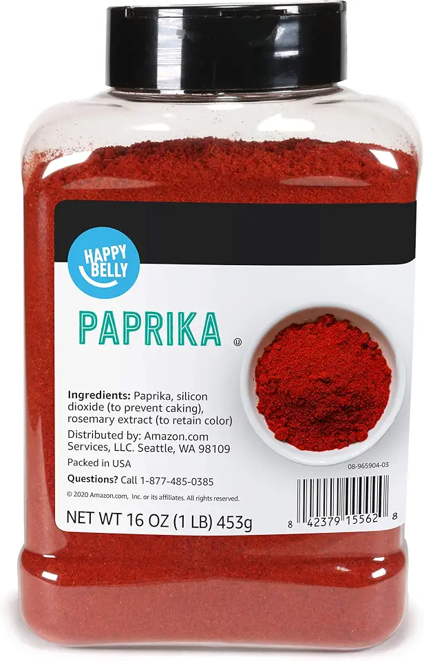 Amazon Brand - Happy Belly Paprika, 16 ounce (Pack of 1)