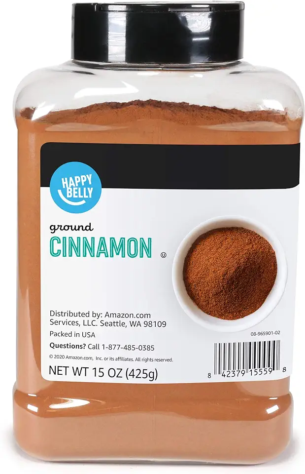 Amazon Brand - Happy Belly Cinnamon, Ground, 15 ounce (Pack of 1)