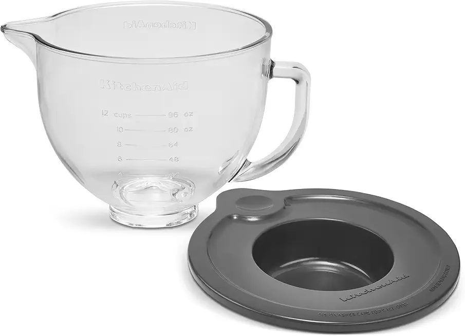 KitchenAid Stand Mixer Bowl, 5 quart, Glass with Measurement Markings