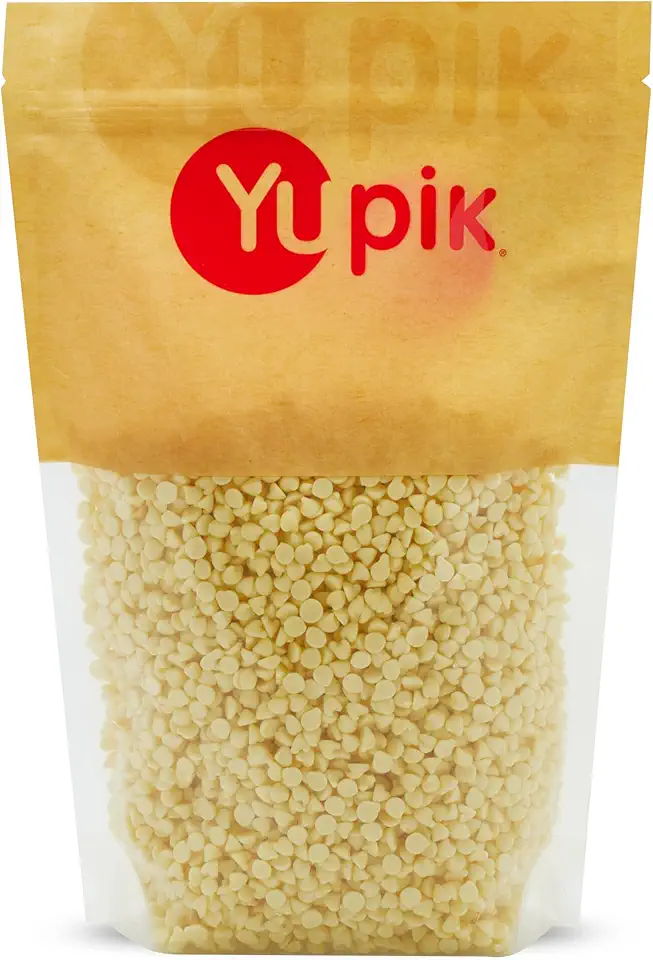 Yupik White Chocolate Chips, 2.2 lb, Pack of 1