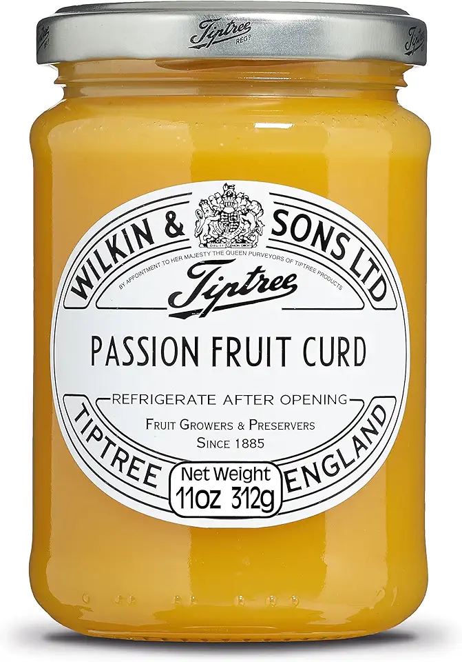 Tiptree Passion Fruit Curd, 11 Ounce Jars (Pack of 6)