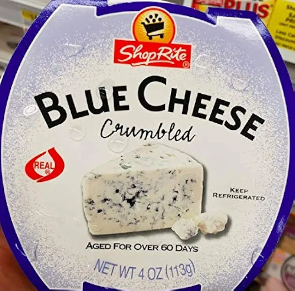 2 Pack of Shop Rite Blue Cheese Crumbled 4 oz ( Total 8 oz)