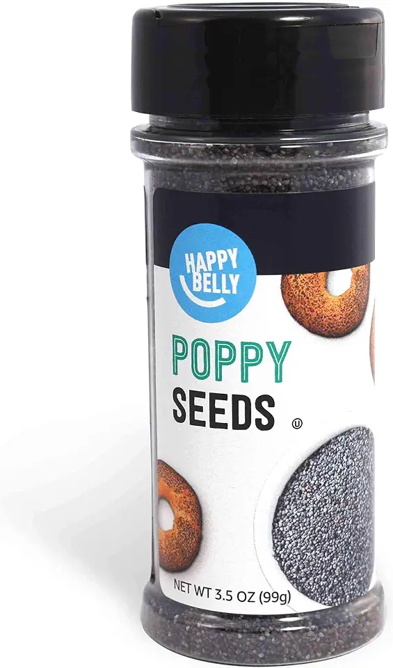 Amazon Brand - Happy Belly Poppy Seeds, 3.5 ounce (Pack of 1)