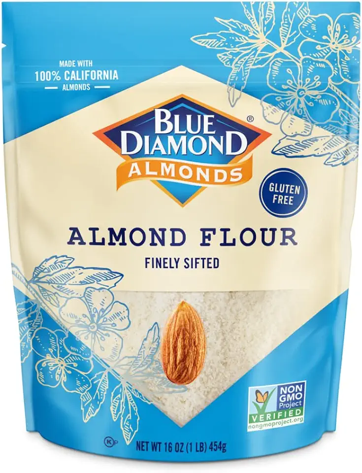 Blue Diamond Almonds, Almond Flour, Gluten Free, Blanched, Finely Sifted, 1 Lb