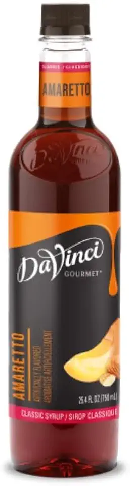 DaVinci Gourmet Classic Amaretto Syrup, 25.4 Fluid Ounce (Pack of 1)