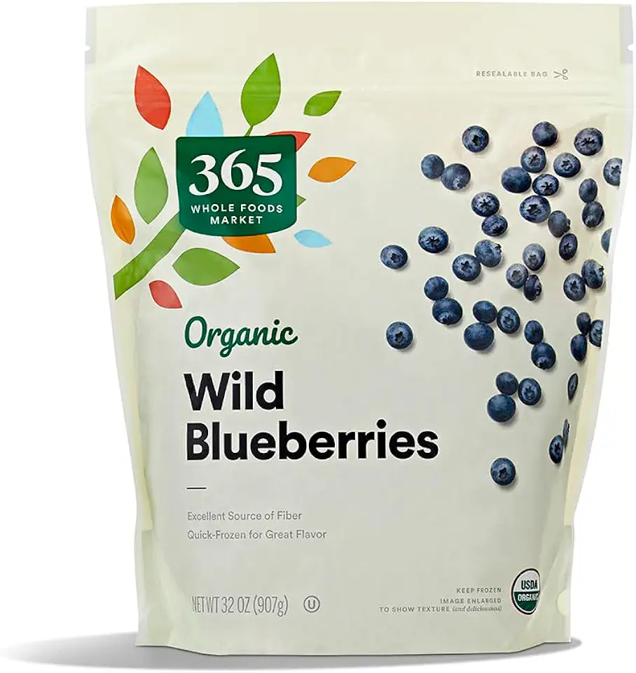 365 by Whole Foods Market, Blueberries Wild Organic, 32 Ounce