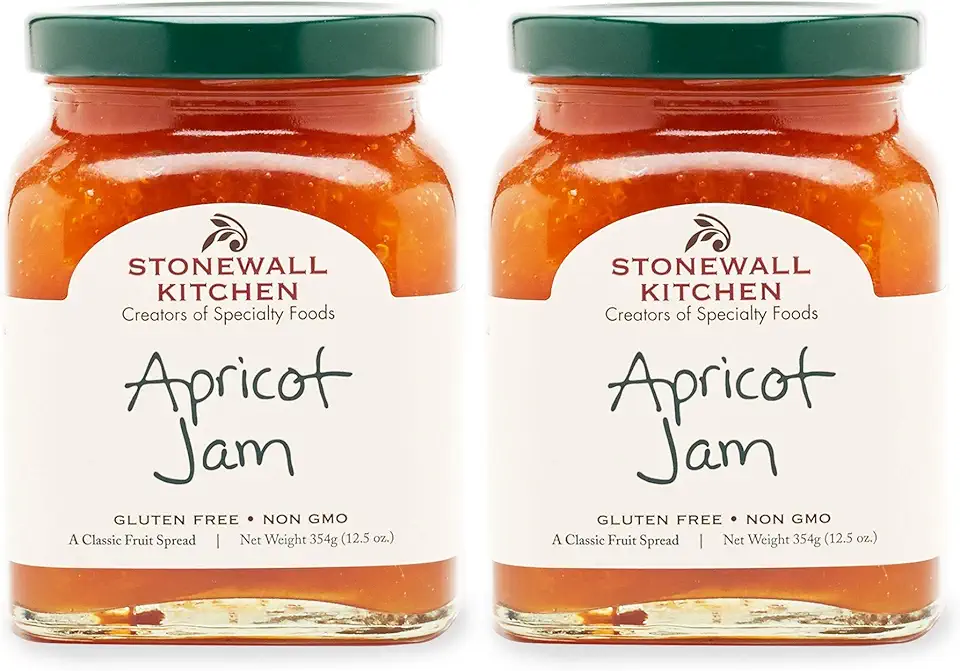 Stonewall Kitchen Apricot Jam, 12.5 Ounce (Pack of 2)