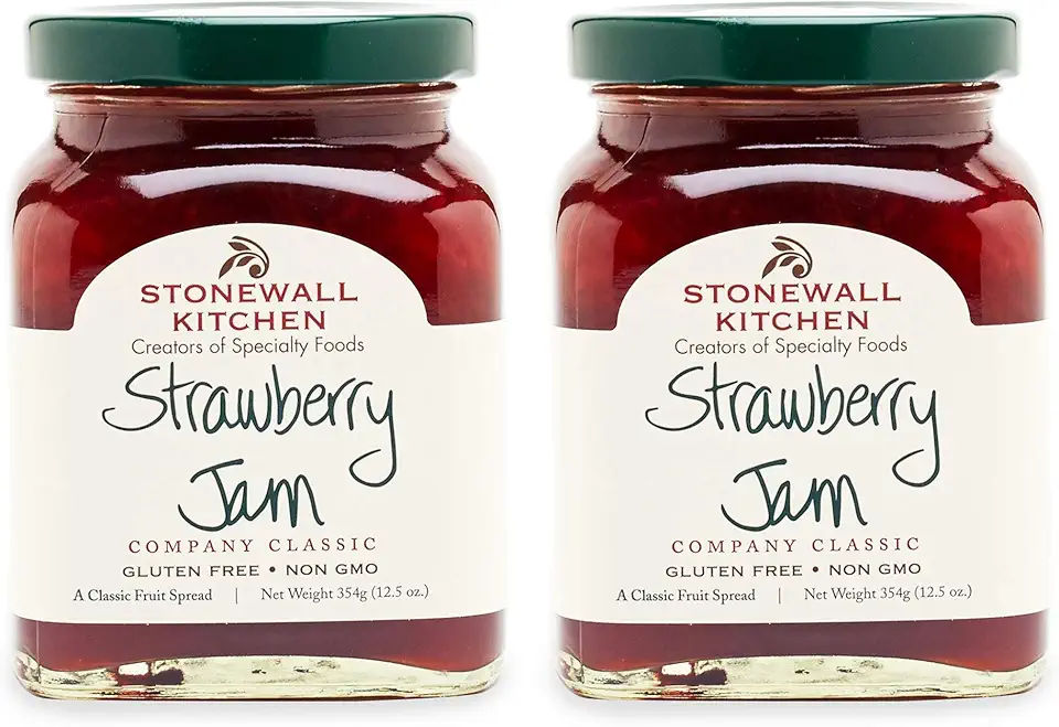 Stonewall Kitchen Strawberry Jam, 12.5 Ounces (Pack of 2)