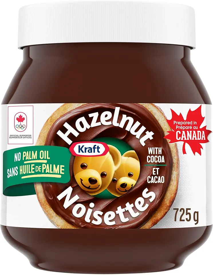 Kraft Hazelnut Spread with Cocoa, 725g/25.6 oz., {Imported from Canada}