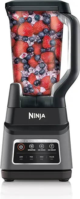 Ninja BN701 Professional Plus Blender, 1400 Peak Watts, 3 Functions for Smoothies, Frozen Drinks &amp; Ice Cream with Auto IQ, 72-oz.* Total Crushing Pitcher &amp; Lid, Dark Grey