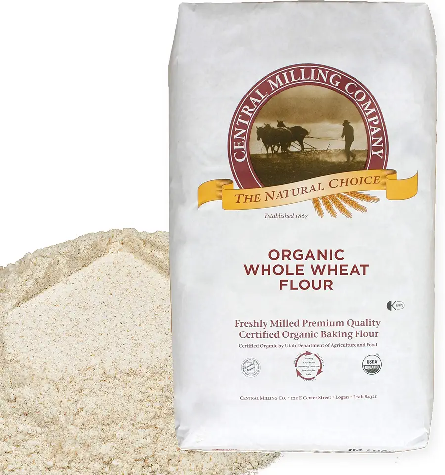 Organic 100% Whole Wheat Flour – 25 lb. bag