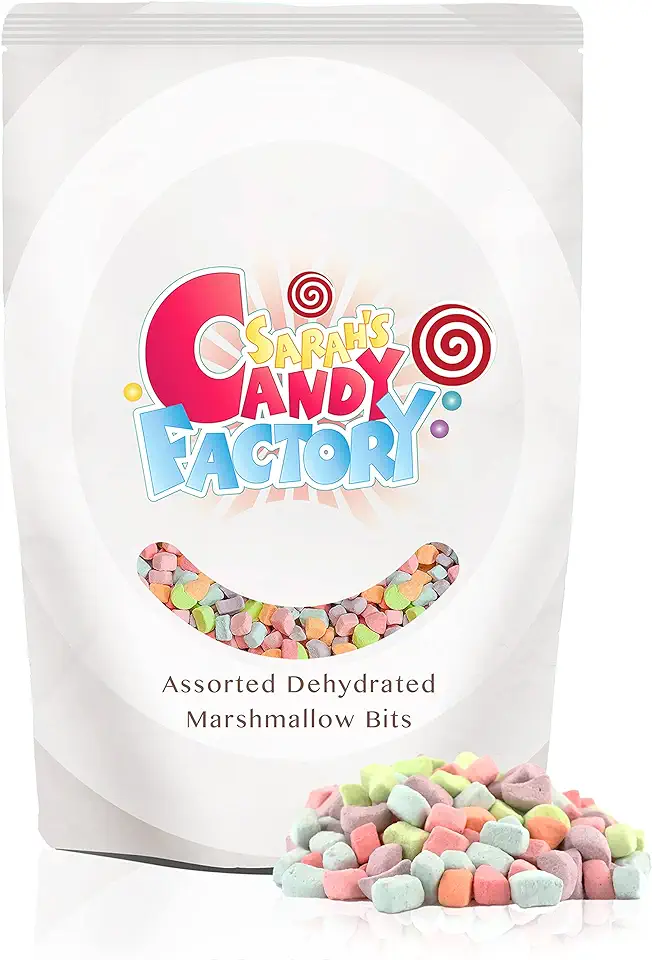 Sarah&#x27;s Candy Factory, Sarahs Candy Factory Assorted Dehydrated Marshmallow Bits in Resealable Bag, 1lb