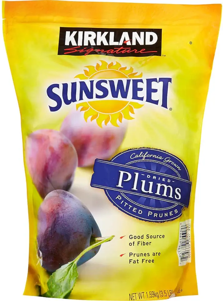 Kirkland Signatures Dried Plums Pitted Prunes, 2 Pack