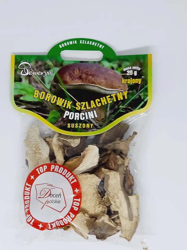 Seweryn Dried Porcini Mushrooms Polish Borowik Shlachetny Sliced 20 gr / 0.7 Oz (4 Pack)