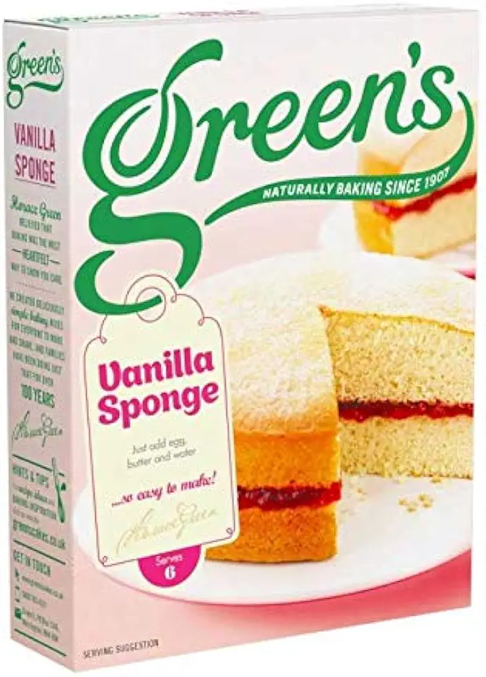 Green&#x27;s Classic Vanilla Sponge Cake Mix - 221g - Pack of 2