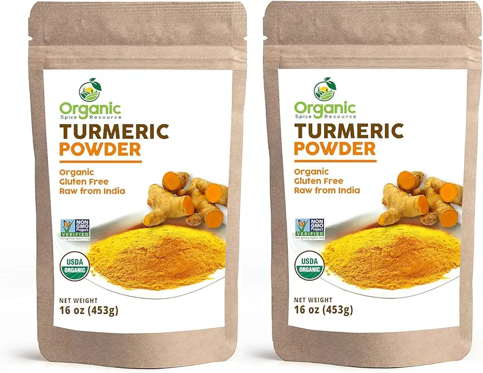 Organic Turmeric Powder w/Curcumin | 32 Ounce (Pack of 2) | USDA Organics and Non-GMO | 100% Raw and Natural by OSR