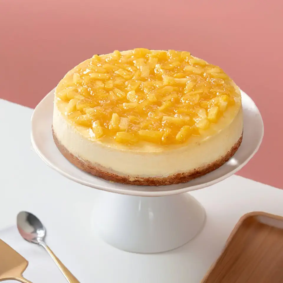 Andy Anand Gluten Free Mango Cake 9&quot; - 2.6 lbs | Freshly Made Daily, Gourmet Gift Boxed, All-Natural, No Preservatives, Chemical-Free - Unbelievably Succulent &amp; Divine, Perfect Bakery Desserts