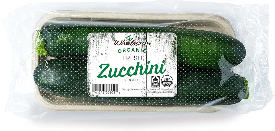 Wholesum, Organic Zucchini Squash, 2 ct