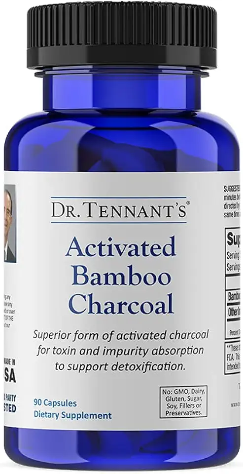 Activated Bamboo Charcoal, Coconut-Free, Cleaner Than Coconut, Wood &amp; Standard Charcoals, Detox &amp; Toxin Removal within the GI Tract, Great for travel &amp; promoting healthy digestive system