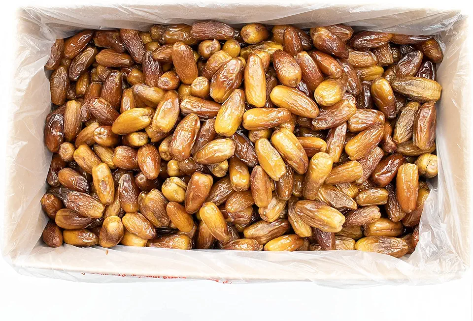 Organic Pitted Deglet Noor Dates 19.8LB Sun-Dried/Certified NON-GMO/KOSHER/VEGAN